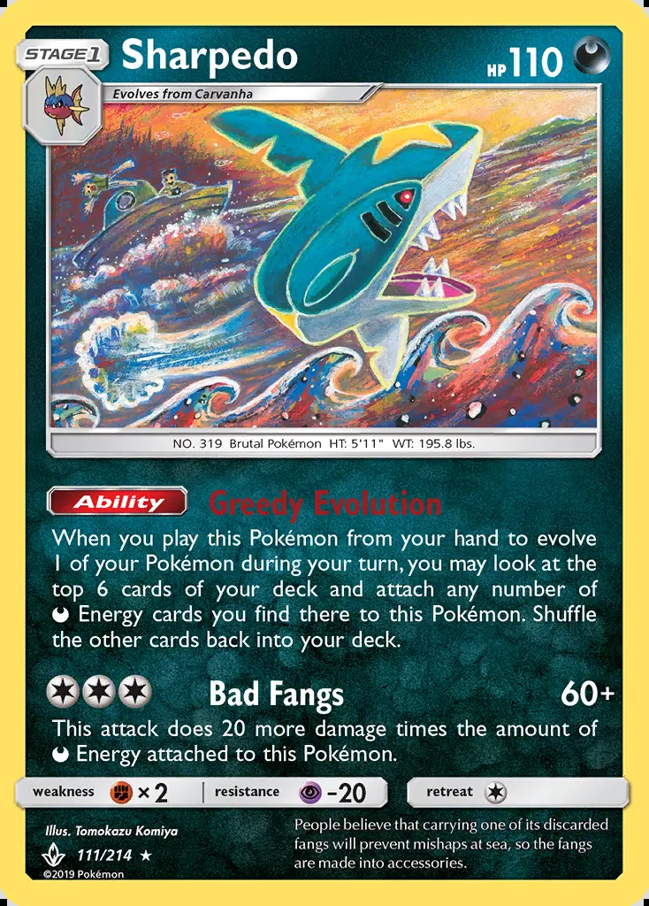 Image of the card Sharpedo