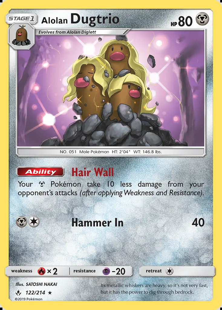Image of the card Alolan Dugtrio