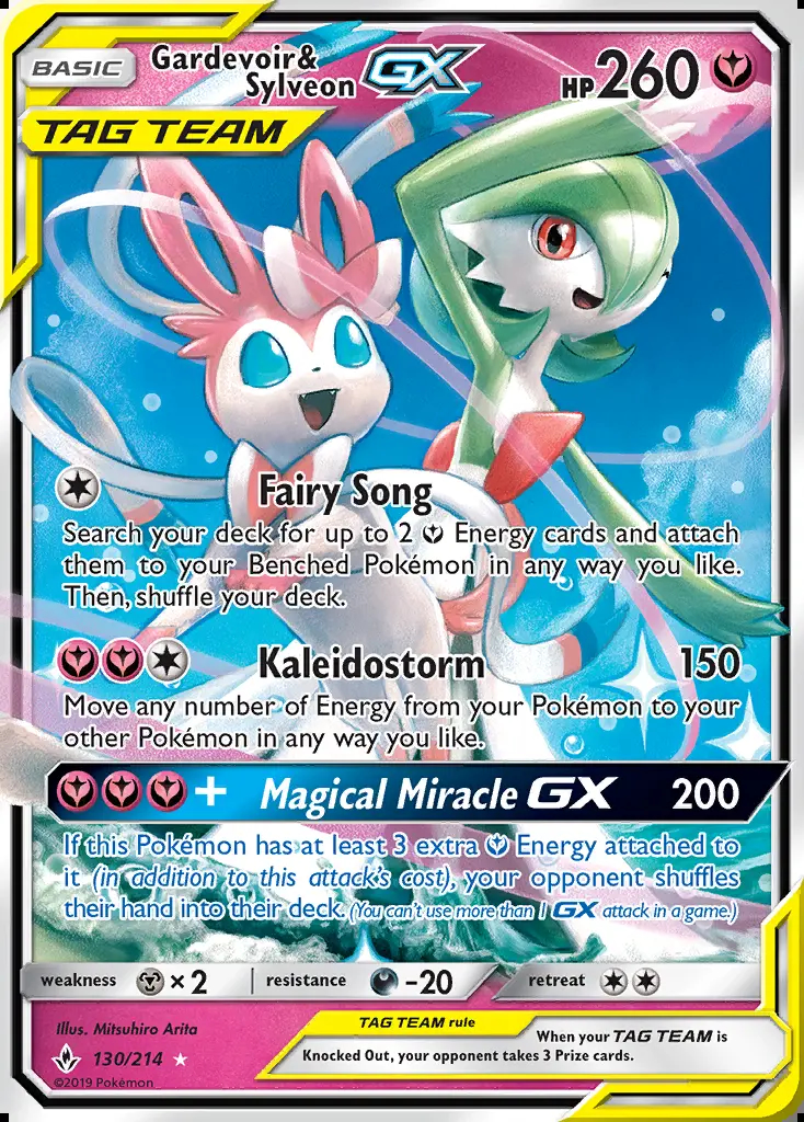 Image of the card Gardevoir & Sylveon GX