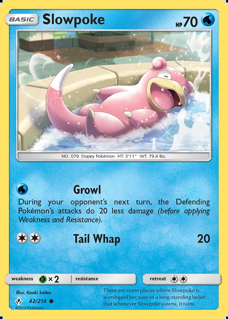 Image of the card Slowpoke