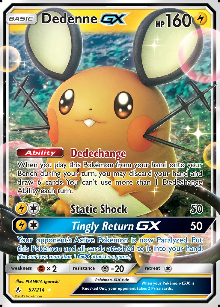 Image of the card Dedenne GX