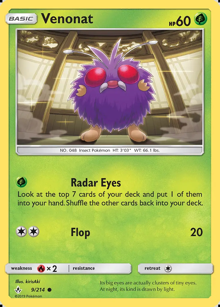 Image of the card Venonat