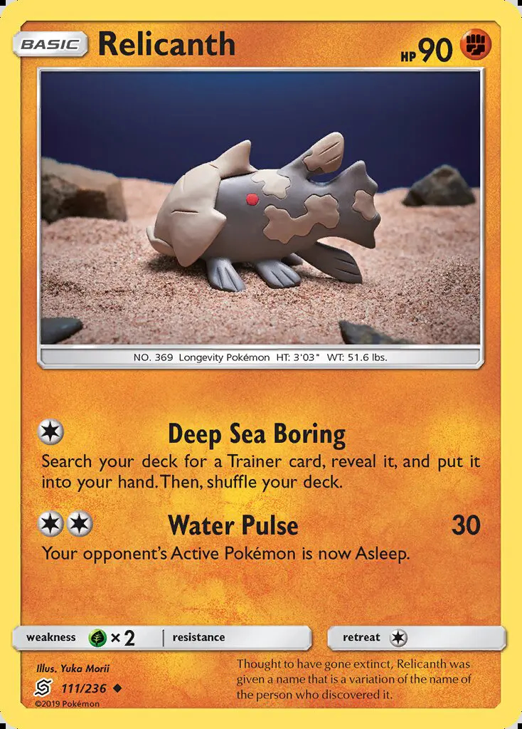 Image of the card Relicanth