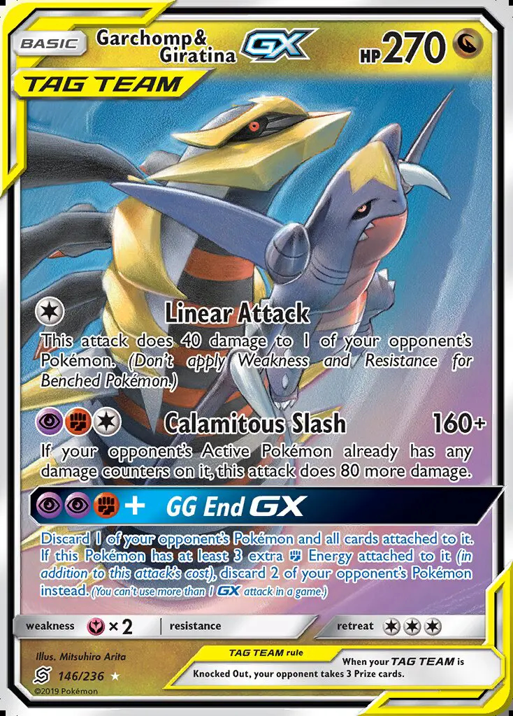 Image of the card Garchomp & Giratina GX