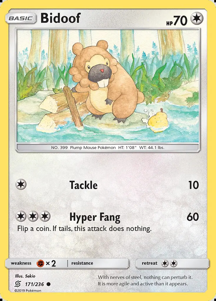 Image of the card Bidoof