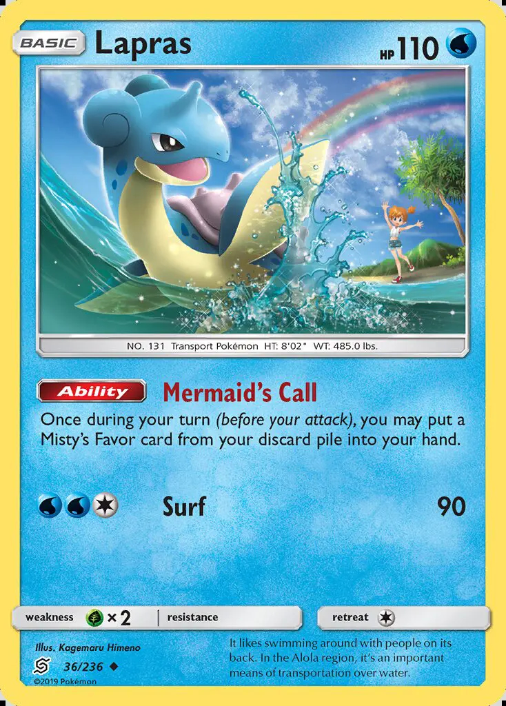 Image of the card Lapras