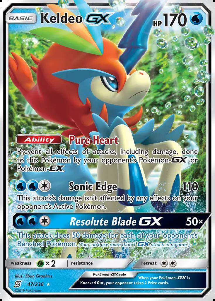 Image of the card Keldeo GX