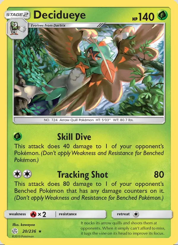 Image of the card Decidueye