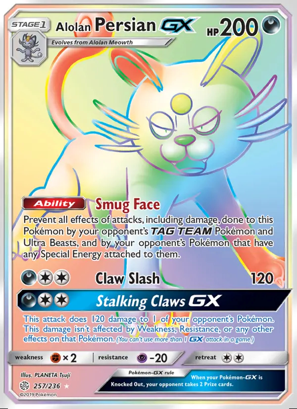 Image of the card Alolan Persian GX