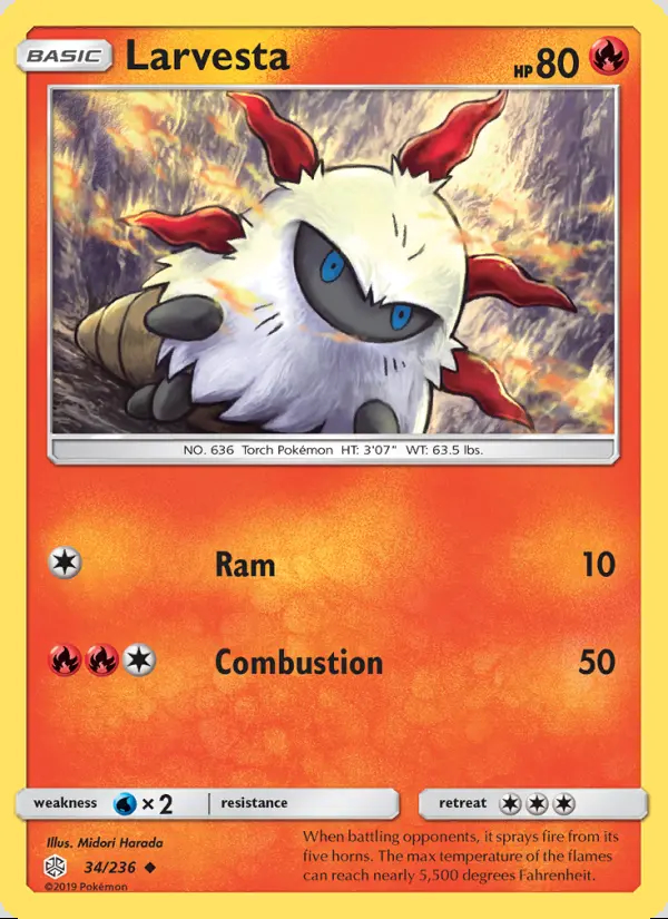 Image of the card Larvesta