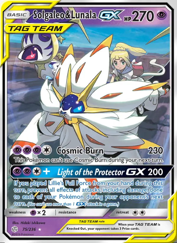 Image of the card Solgaleo & Lunala GX
