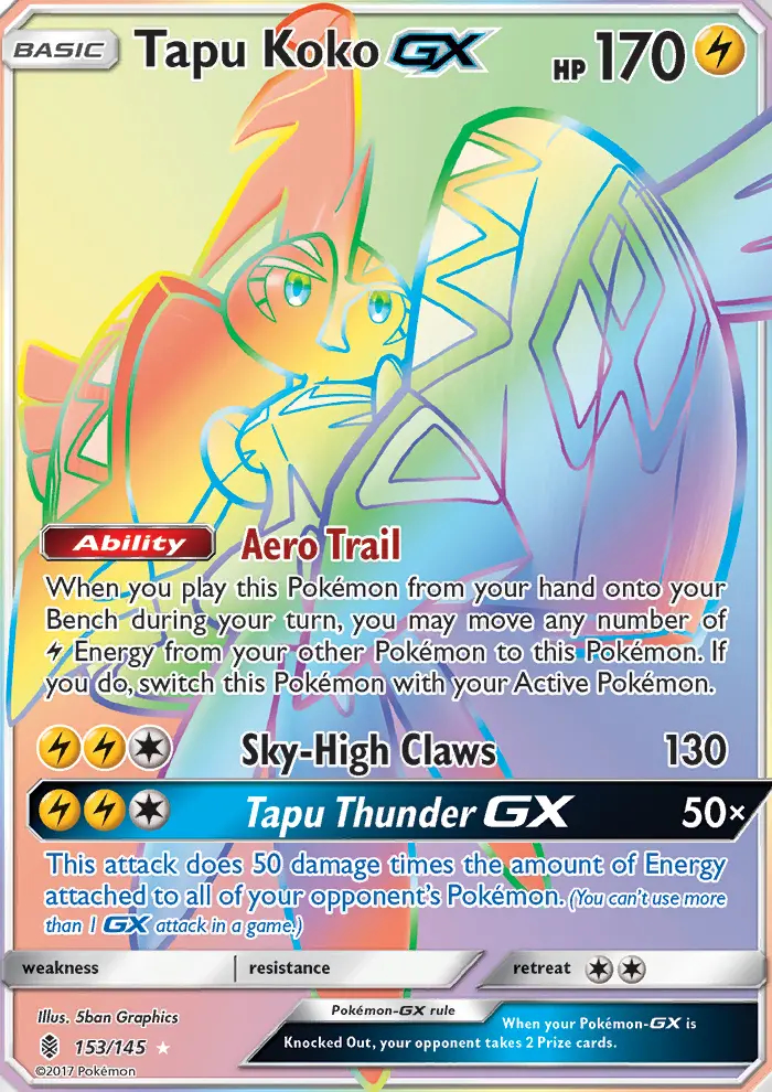 Image of the card Tapu Koko GX