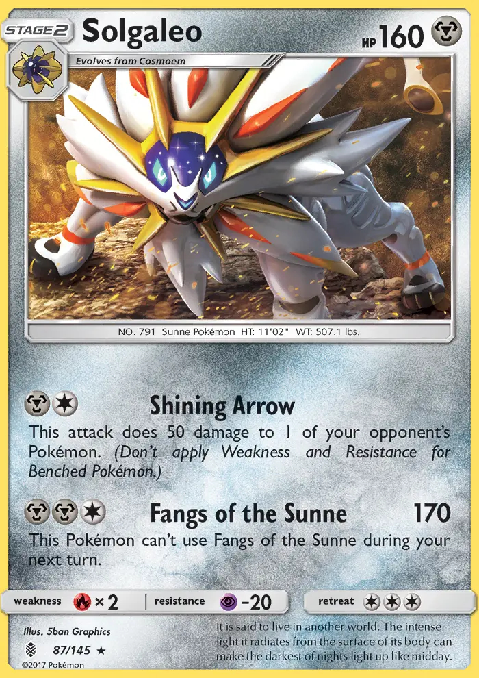 Image of the card Solgaleo