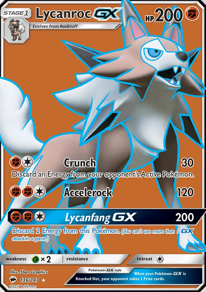 Image of the card Lycanroc GX