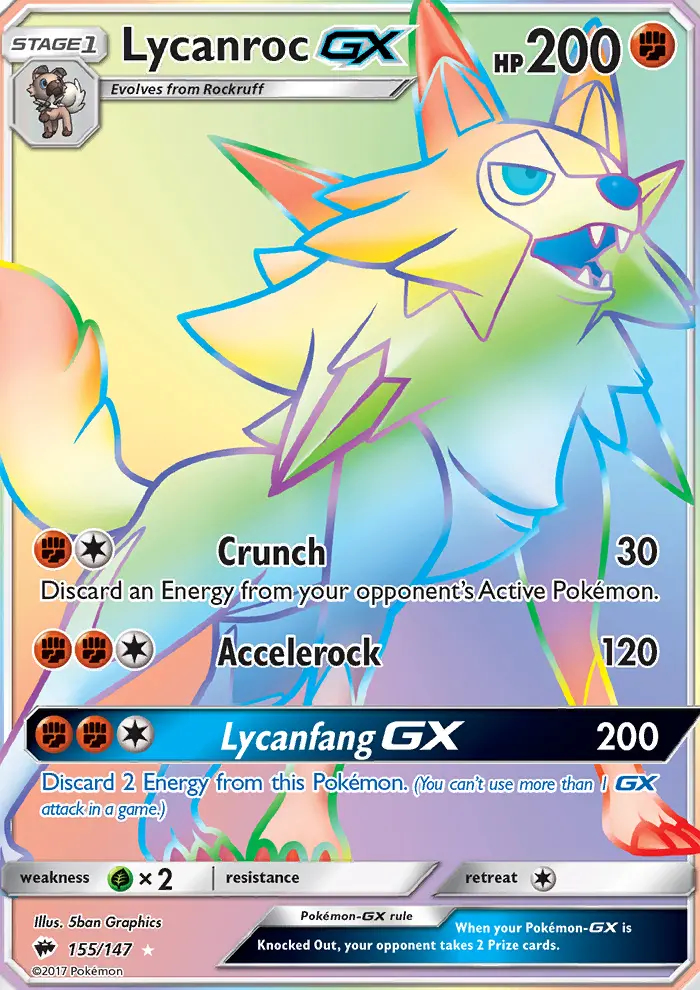 Image of the card Lycanroc GX