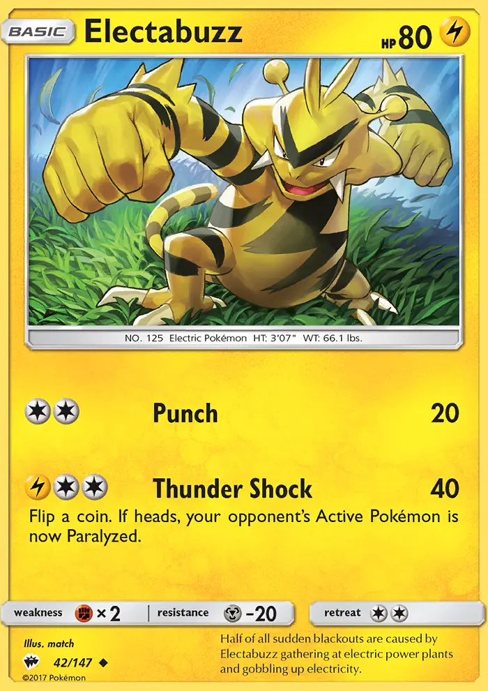 Image of the card Electabuzz