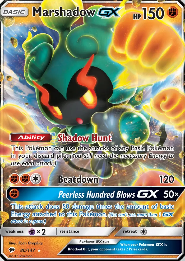 Image of the card Marshadow GX
