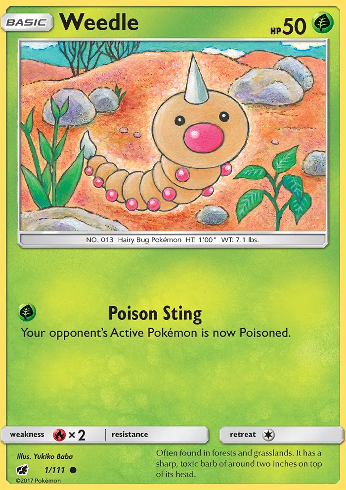 Image of the card Weedle