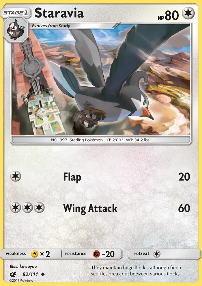Image of the card Staravia
