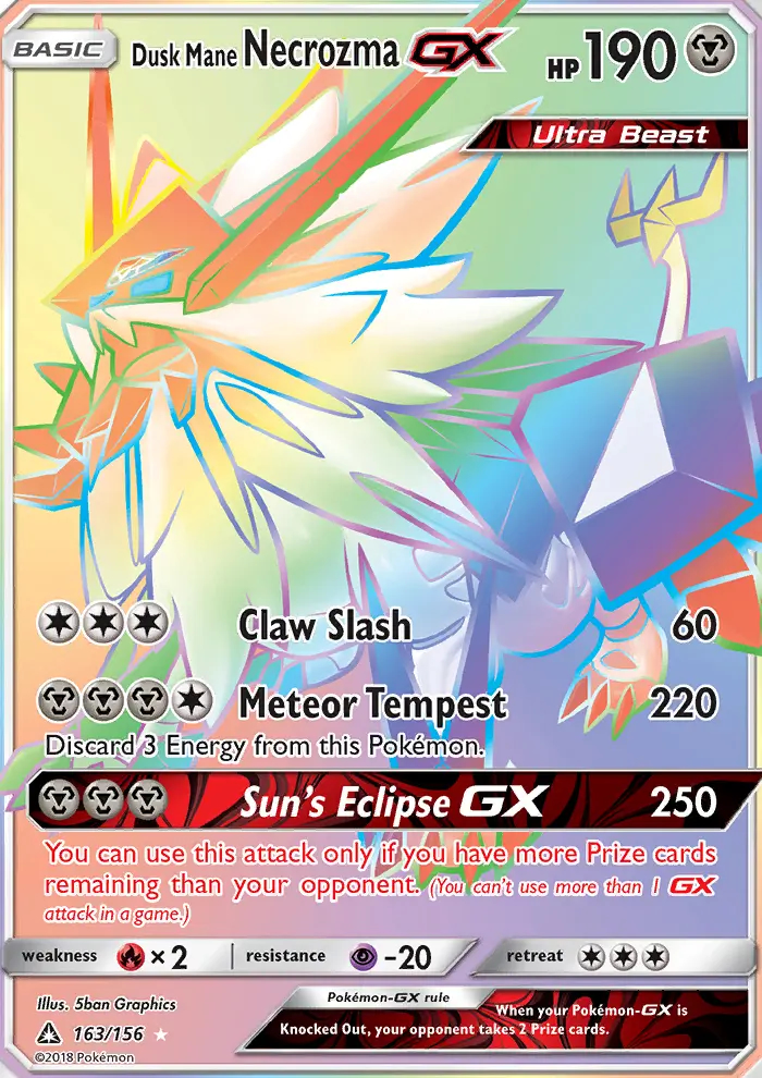 Image of the card Dusk Mane Necrozma GX