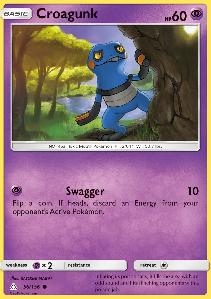 Image of the card Croagunk