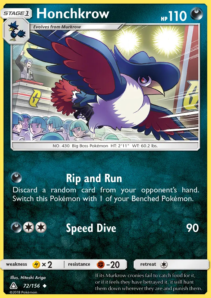 Image of the card Honchkrow