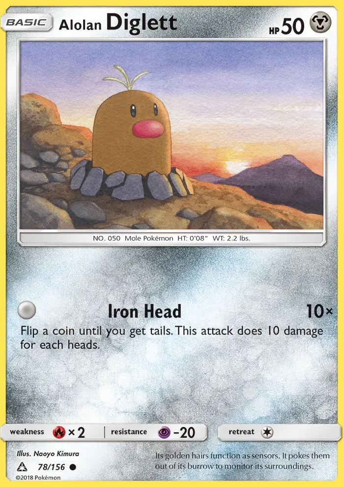 Image of the card Alolan Diglett