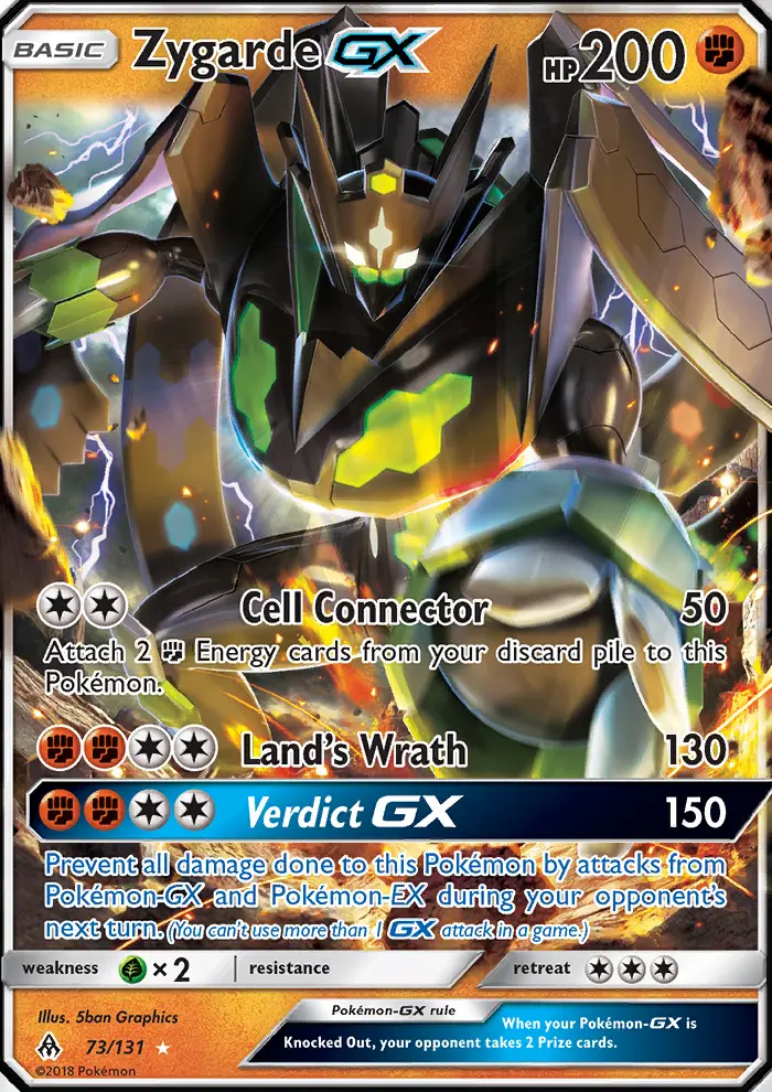 Image of the card Zygarde GX