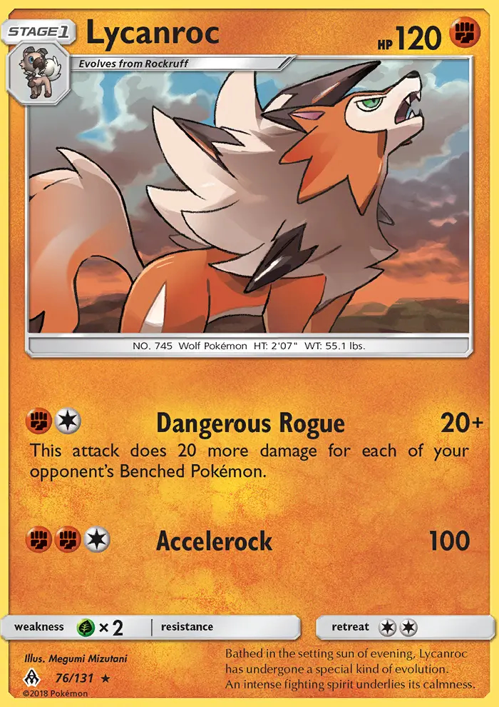 Image of the card Lycanroc