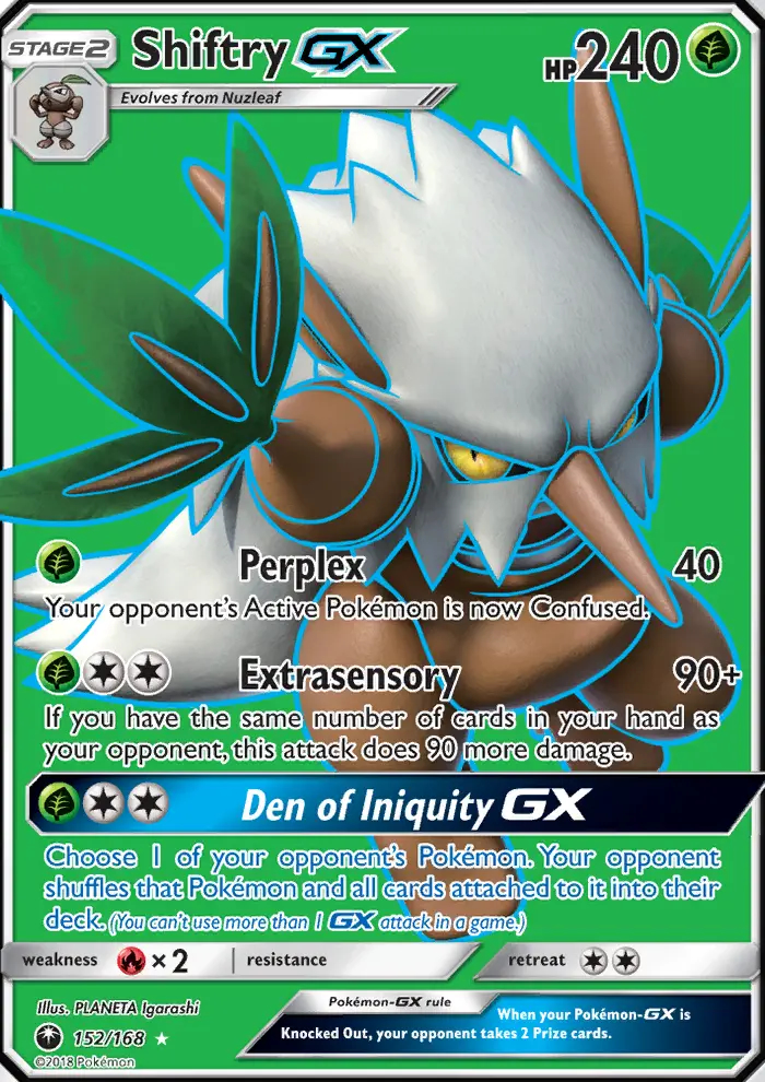 Image of the card Shiftry GX