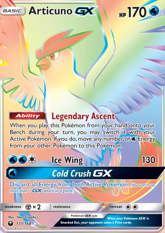 Image of the card Articuno GX