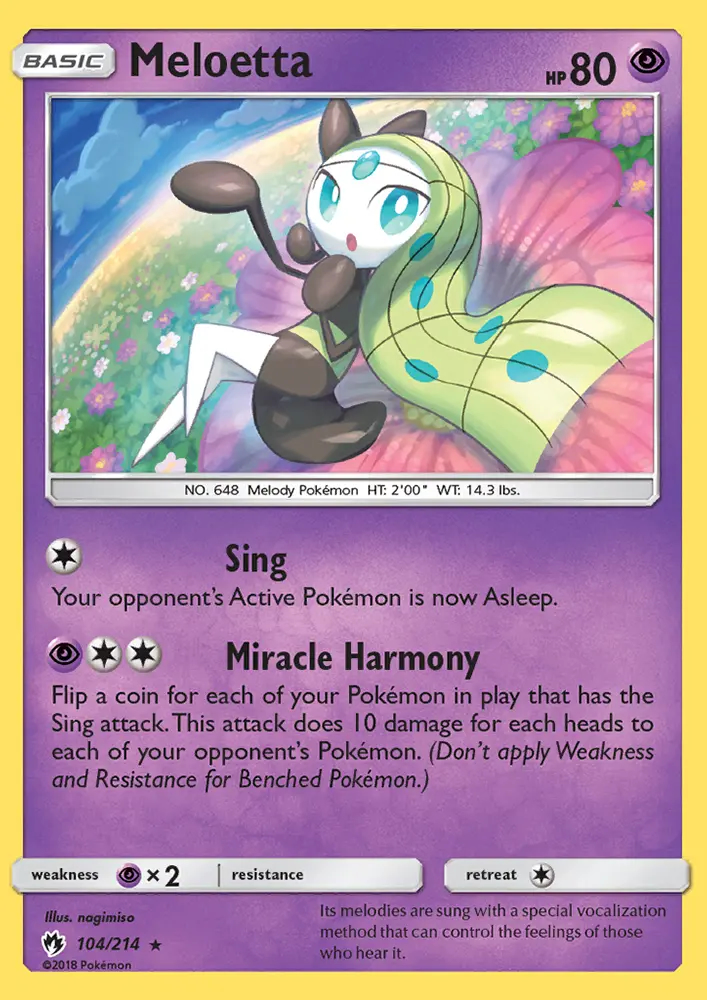 Image of the card Meloetta