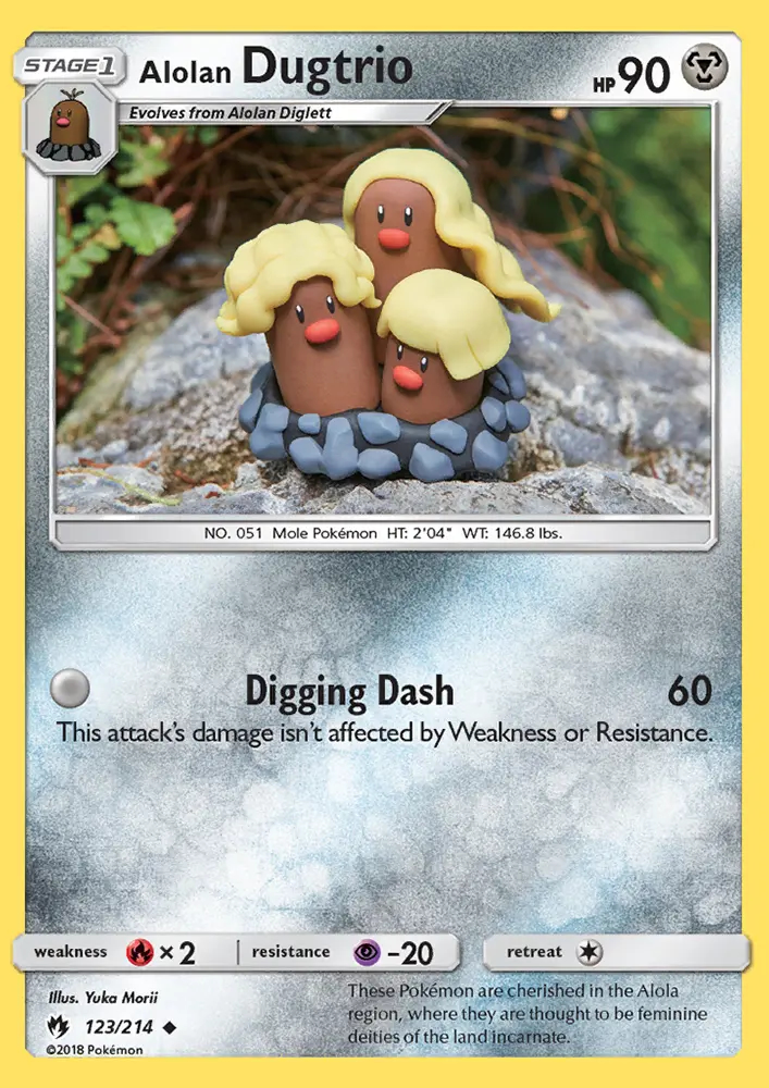 Image of the card Alolan Dugtrio