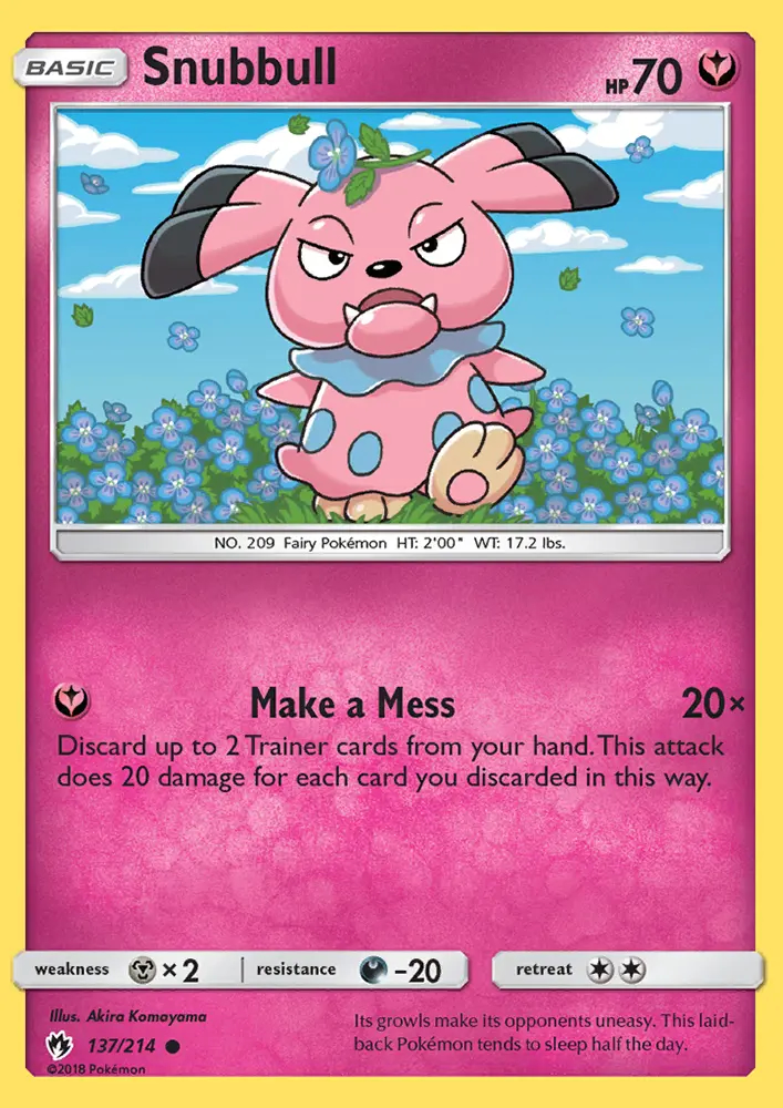 Image of the card Snubbull