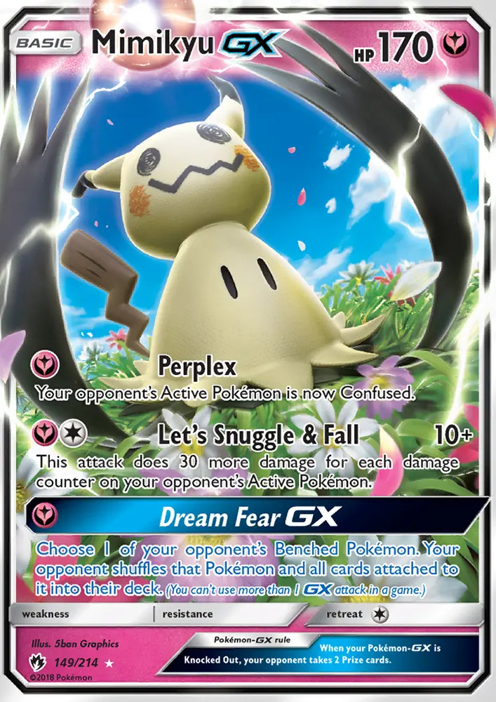 Image of the card Mimikyu GX