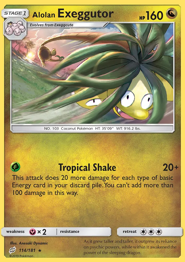 Image of the card Alolan Exeggutor