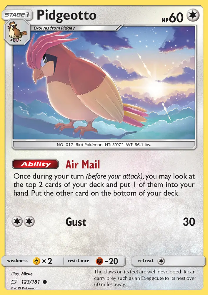 Image of the card Pidgeotto