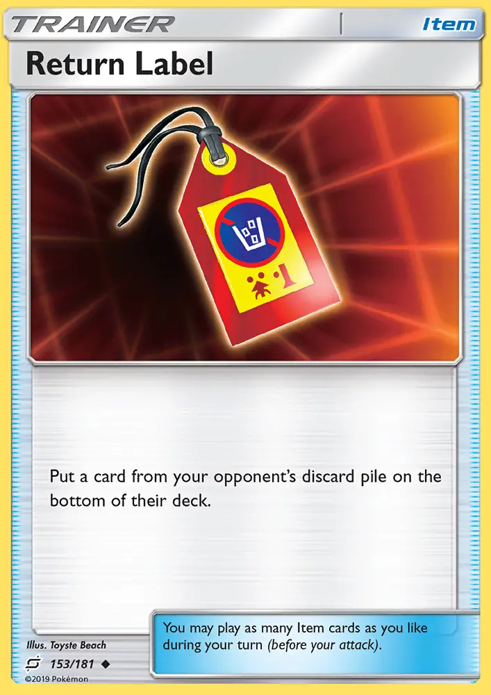 Image of the card Return Label