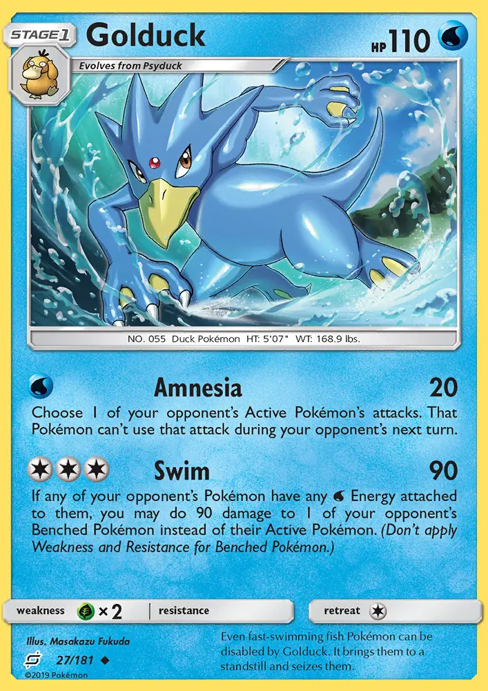 Image of the card Golduck