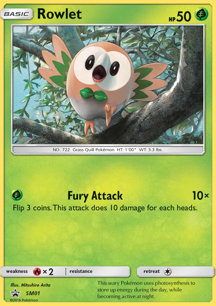 Image of the card Rowlet