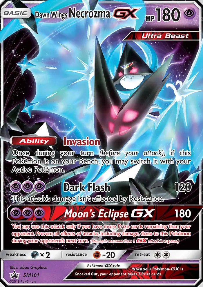 Image of the card Dawn Wings Necrozma GX