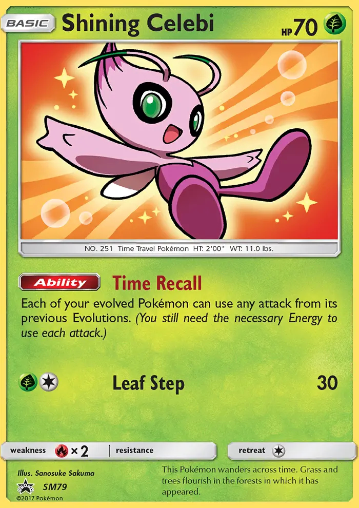 Image of the card Shining Celebi