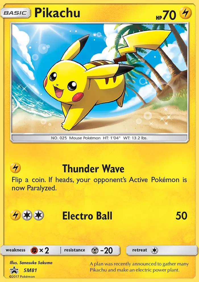 Image of the card Pikachu