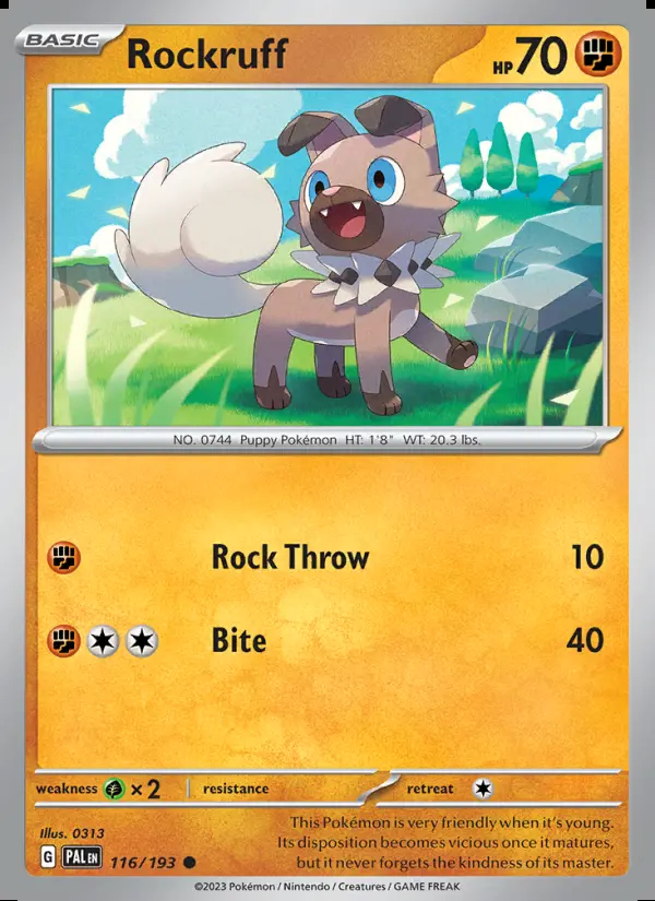 Image of the card Rockruff
