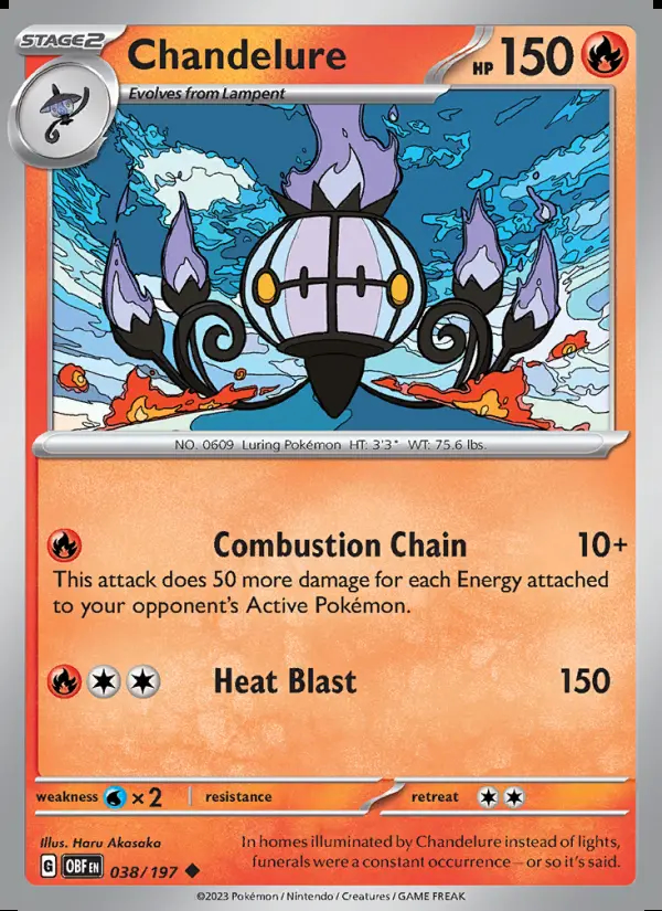 Image of the card Chandelure