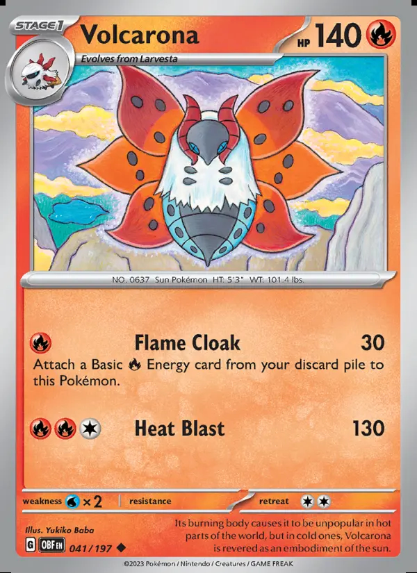 Image of the card Volcarona