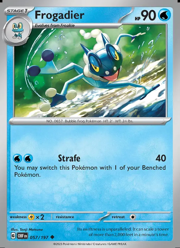Image of the card Frogadier