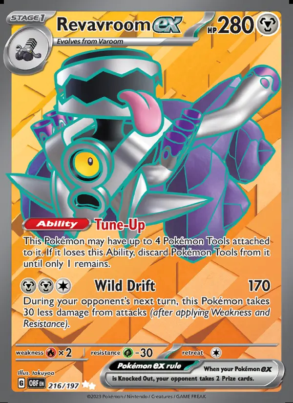 Image of the card Revavroom ex