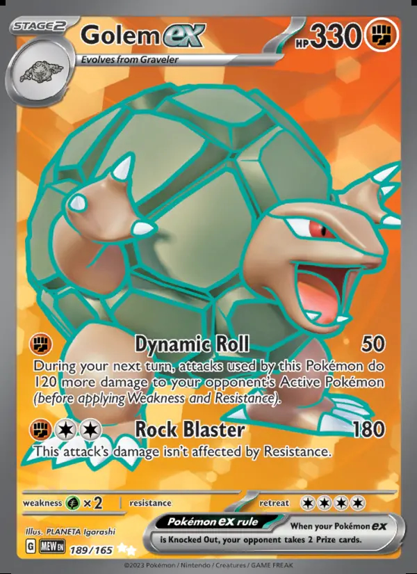 Image of the card Golem ex