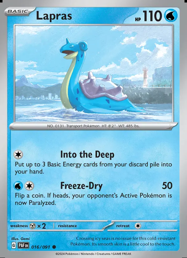 Image of the card Lapras